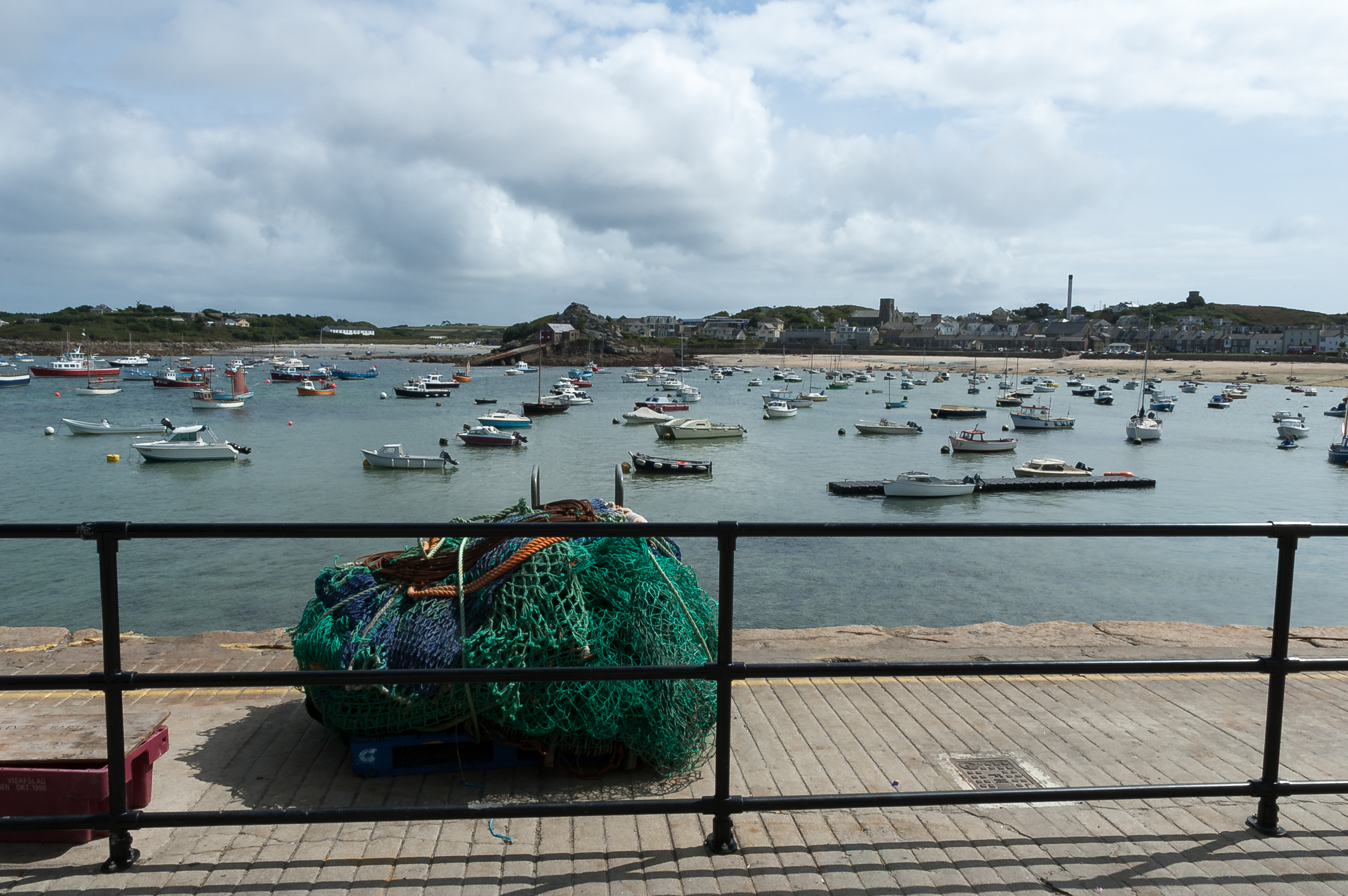 Hugh Town harbour on St Mary's, Isles of Scilly